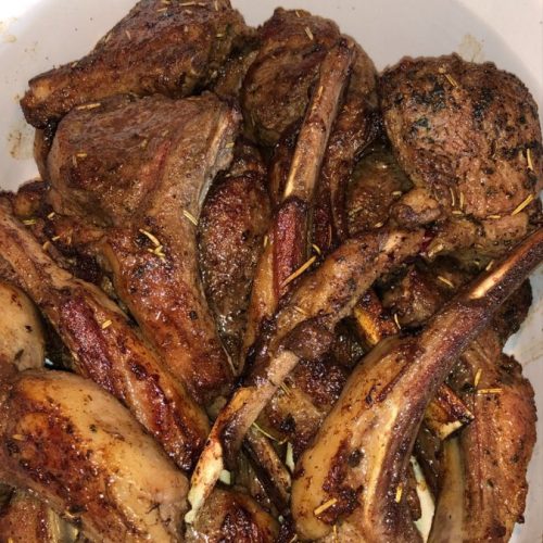 mbuzi choma with kachumbari